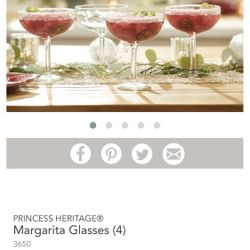 Princess house margarita copas
