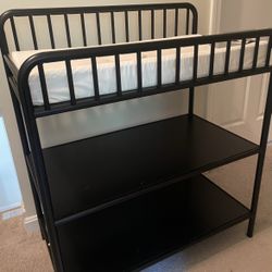 Baby Crib and Changing station along with Bed