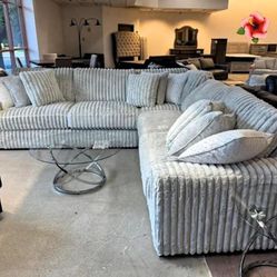 Stupendous Alloy 3 Piece Sectional Couch 