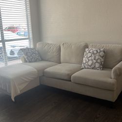 Living Spaces Beige Couch