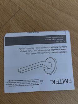 EMTEK Door Lever / Door Handle Set – New in Package, Complete Hardware