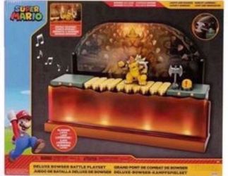 Super Mario Deluxe Bowser Battle Playset