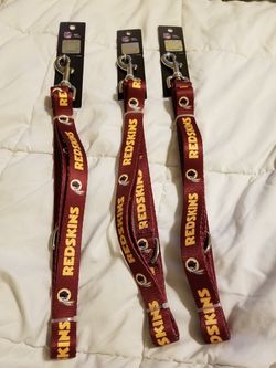 Redskins 4' dog leash