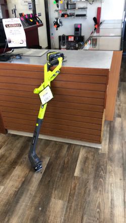 1003 Ryobi PCLST01 18V Cordless Electric Weed Eater W/ One 18V  Lith 1.5AH Battery & Charger 572890