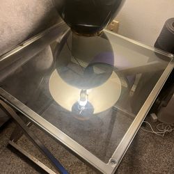 Glass End Table
