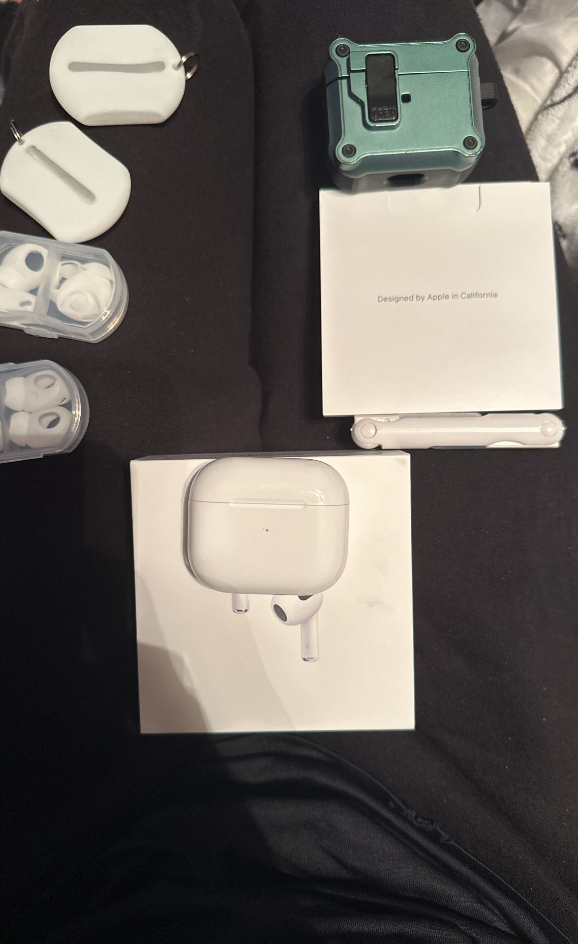 Like New AirPods (3rd Generation) With Case And Bud Covers And Cleaning Stick And Original Packing Case