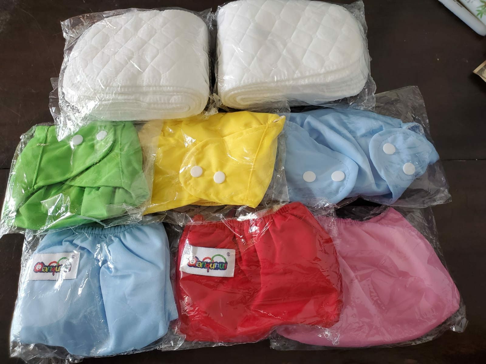 NEWWW WASHABLE DIAPERS AND PADS
