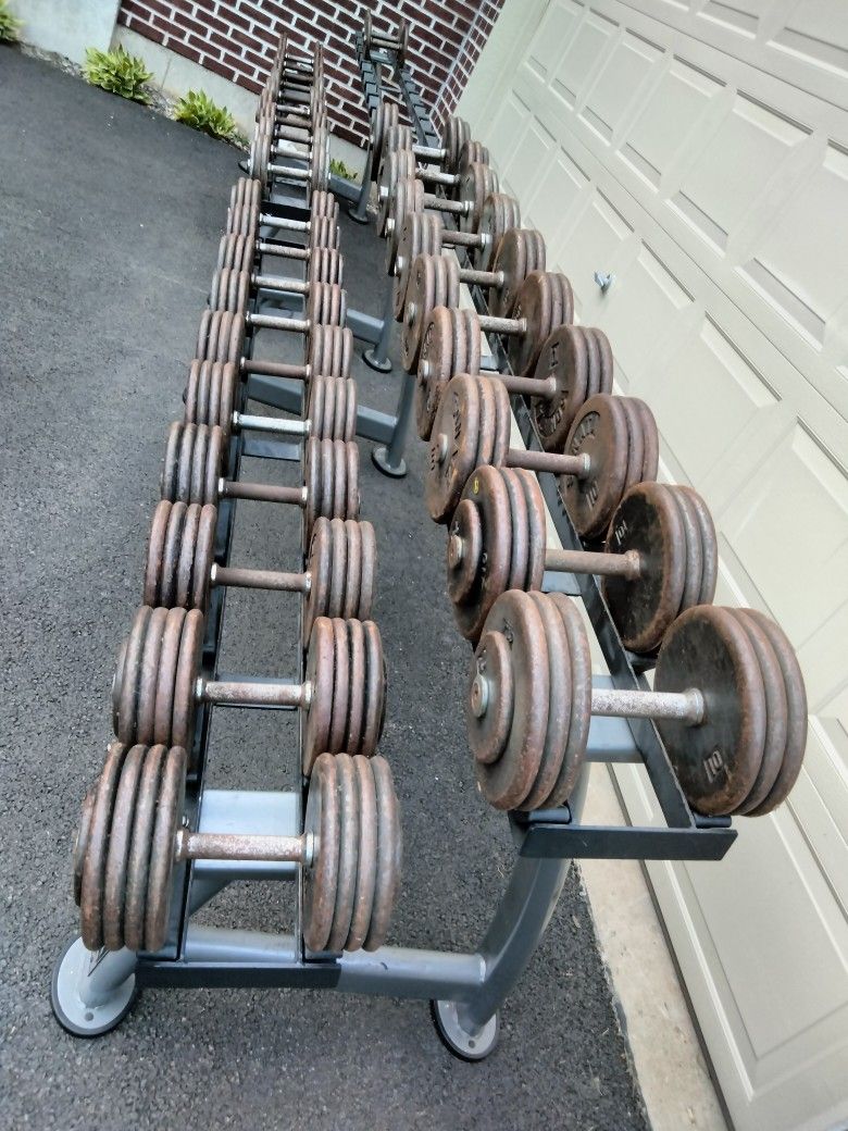 Dumbbells With Racks