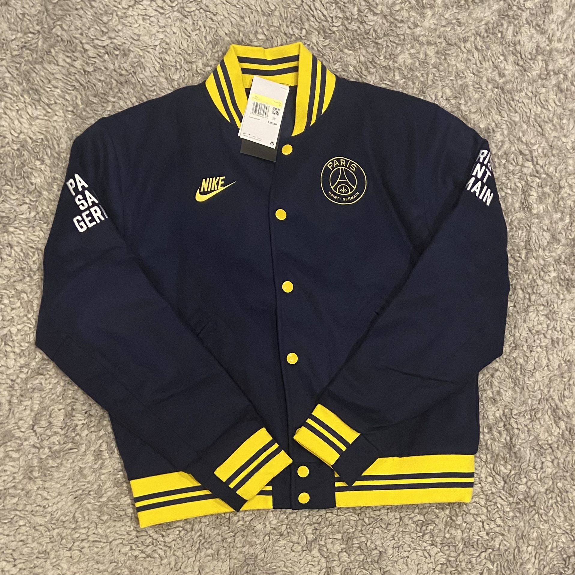 Nike Football Varsity Jacket 'Paris Saint-Germain Authentics' Men’s Size Small