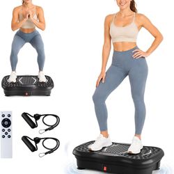 Brand New in box Vibration Plate Exercise Machine with Resistance Bands - 200 Speeds