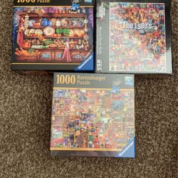 3 Puzzles 1000 Pc 
