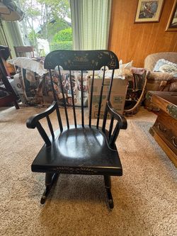 Vintage child’s rocking chair