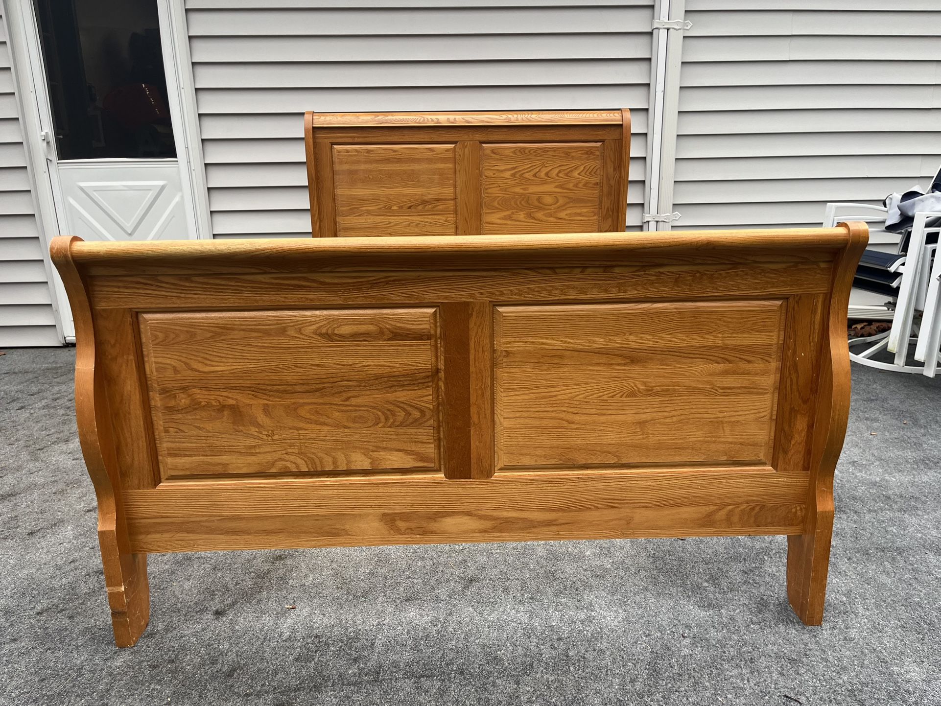 Queen Size Sleigh Bed Frame