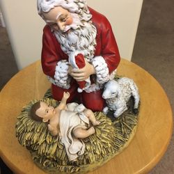 Kneeling Santa