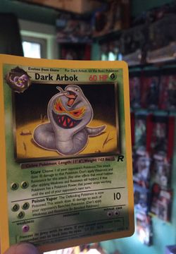 Dark arbok pokemon card 19/82