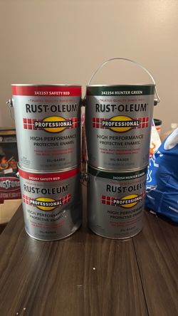 4 Gallons Rust-Oleum Professional Oil-Based Enamel Paint – New