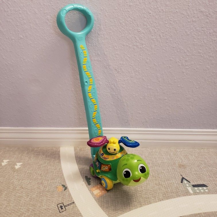 VTech 2-in-1 Toddle and Talking Singing Turtle Butterfly With Wheels