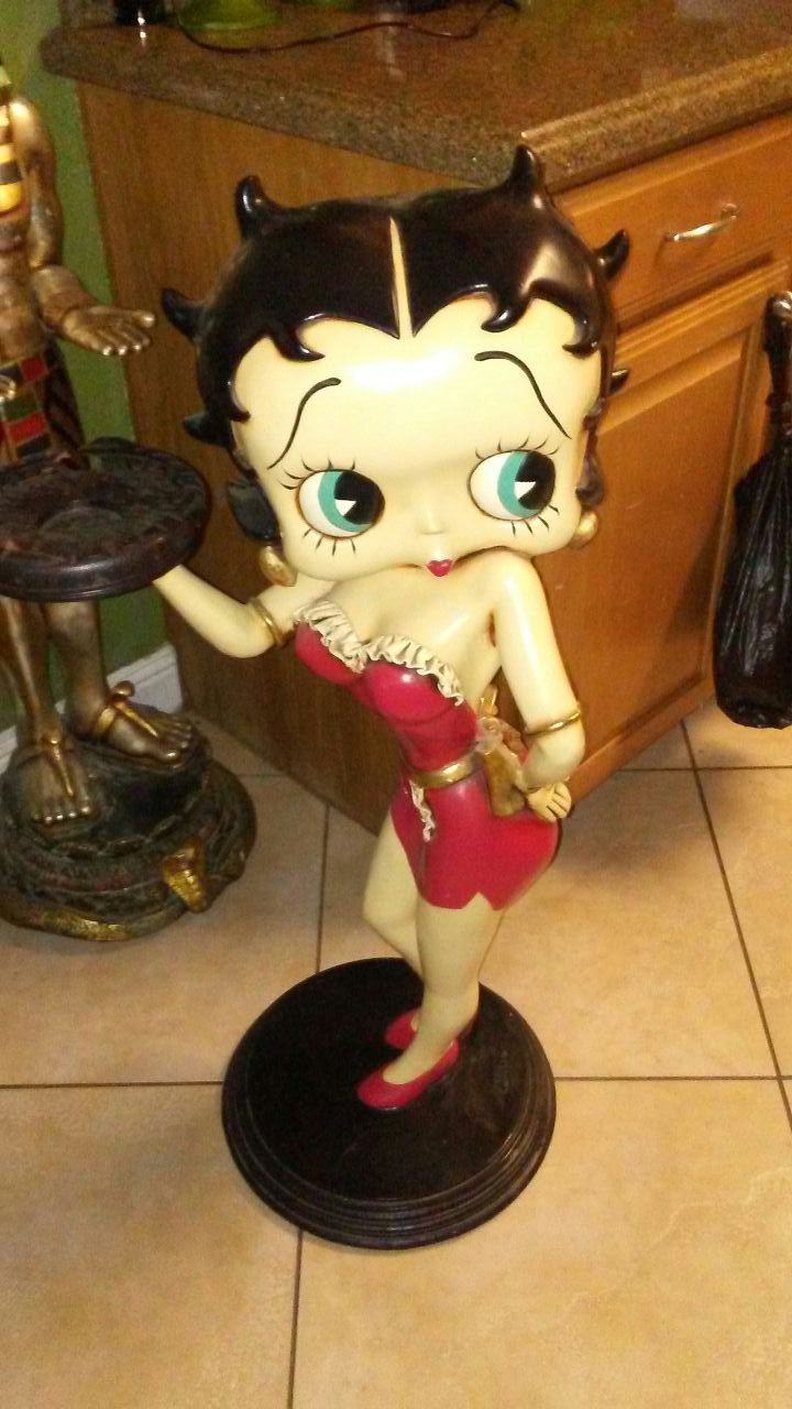 Three and a half feet tall almost life-size Betty Boop