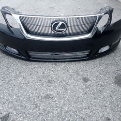 2006-2011 Lexus GS350 Complete Front Bumper With Grills And Fog Lights And Accessories Oem.