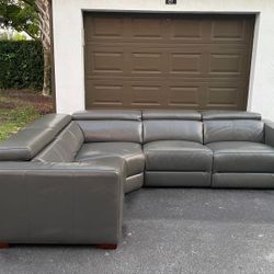 🛋️Sectional Couch/Sofa - Recliners - Gray - Macy’s - Delivery Available 🚛