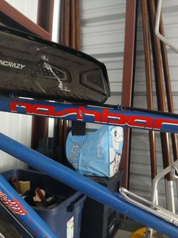 Tandem bike. Nashbar, blue.  Aluminum light weight