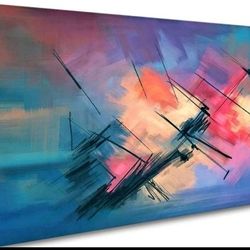 Canvas Wall Art Abstract 30"x60"