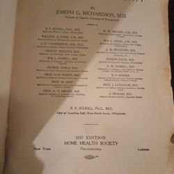 1915 Book Of Health And Longevity 