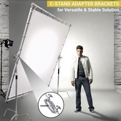 Glow 8x8 Butterfly light modifier With 2 C stands
