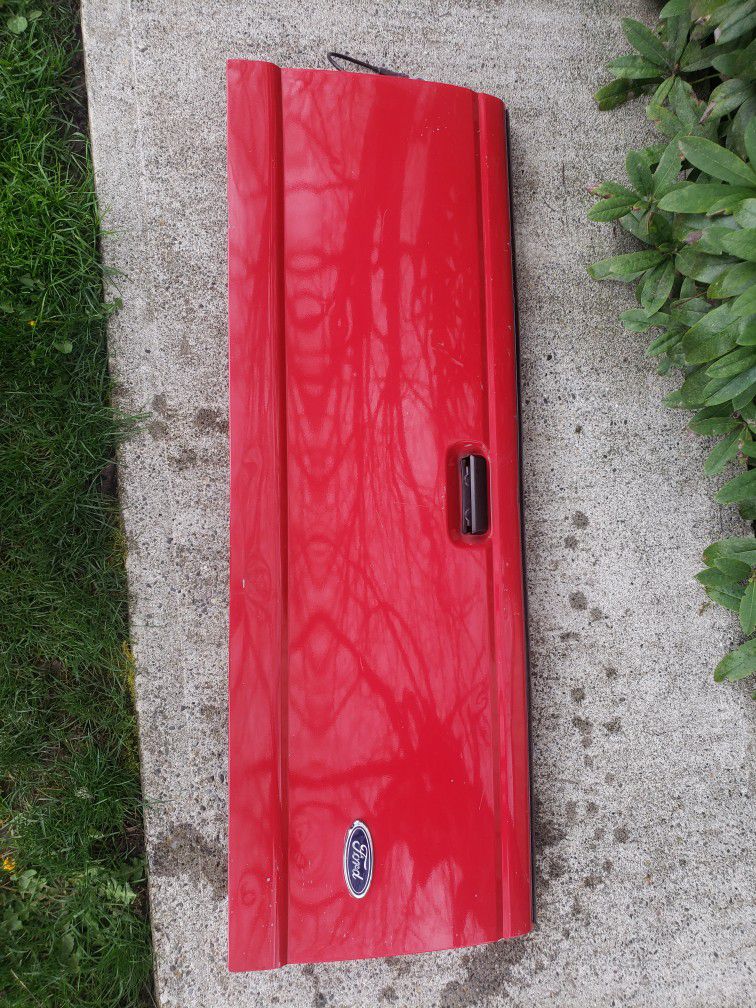 Red 1993 To 2005 Ford Ranger  / Mazda Pickup Complete  Tailgate.