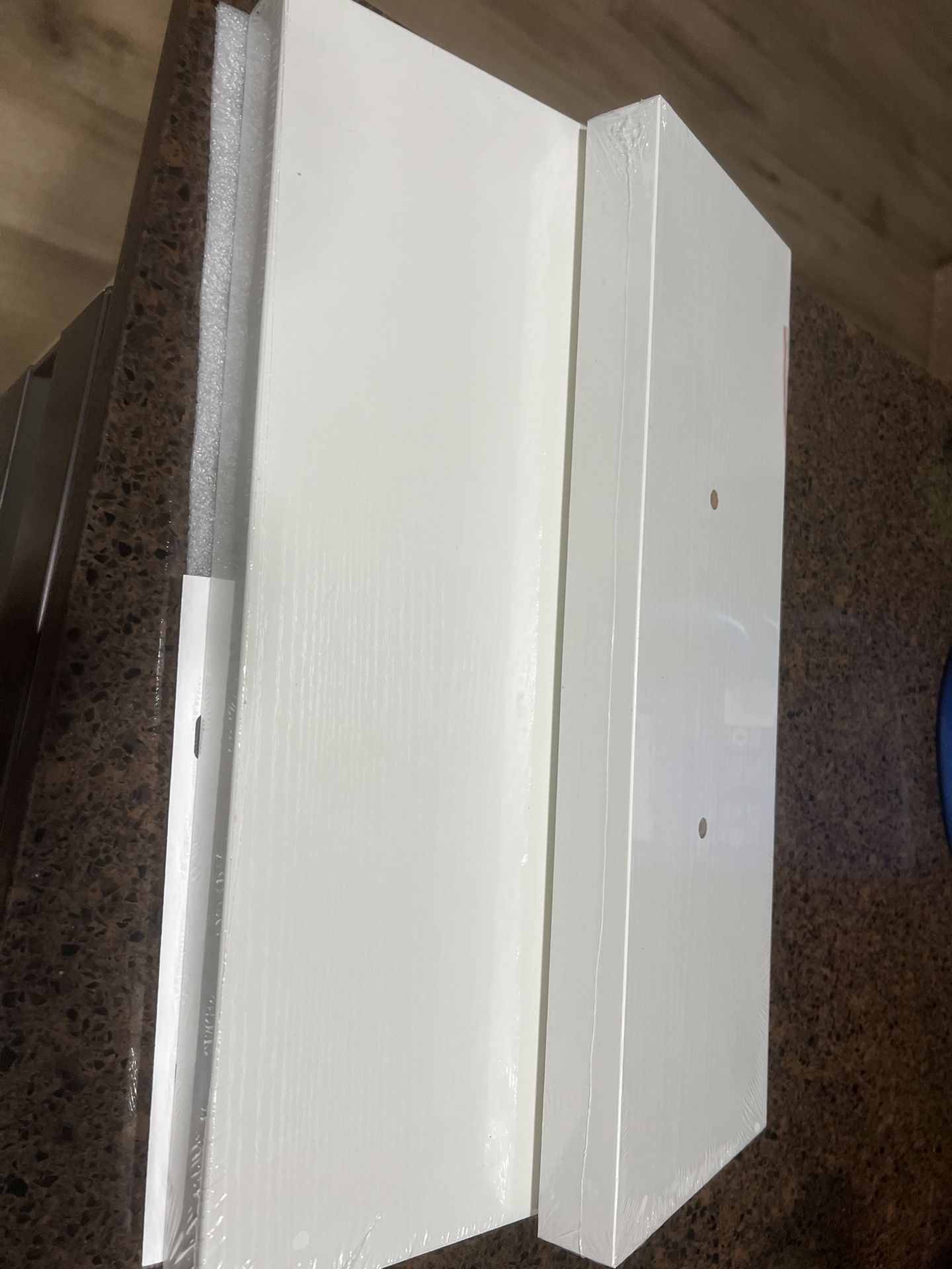 White Floating Shelf