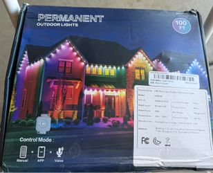 Permanent outdoor lights