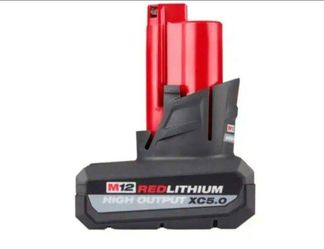 Milwaukee M12 12-Volt Lithium-Ion XC High Output 5.0 Ah Battery Pack