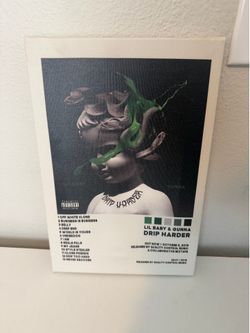 Lil baby & gunna poster canvas 8x10