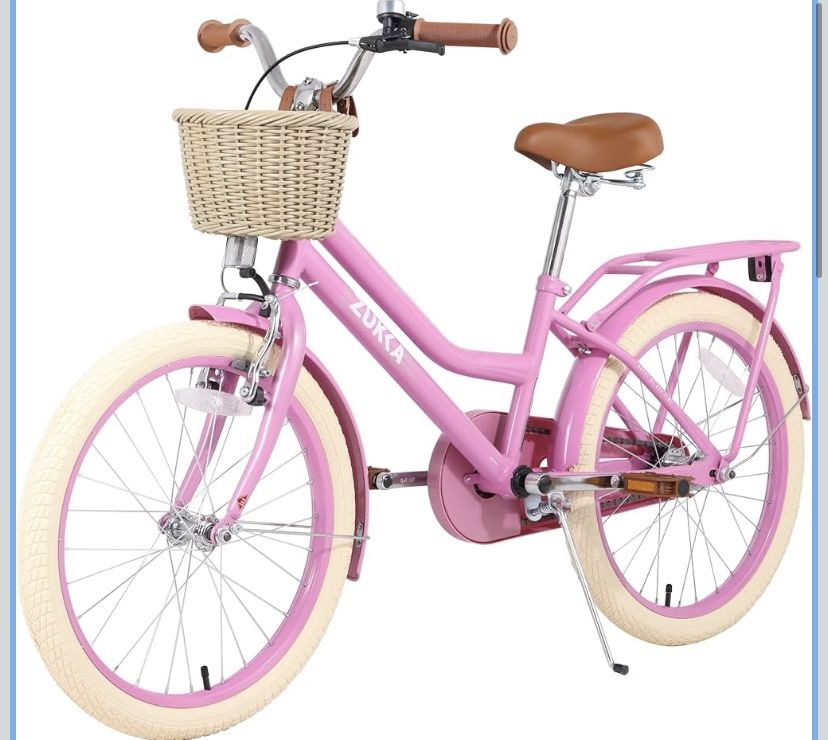 New Assembled Cruiser Bike 20 inch/24 inch Wheels Girls Women Bike Single Speed Commuter Bike with Basket