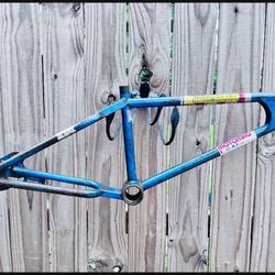 Vintage 1979 Mongoose Motomag Blue Bone BMX Bike Frame