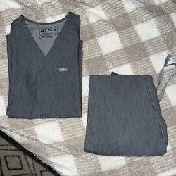Graphite Figs Scrubs Set