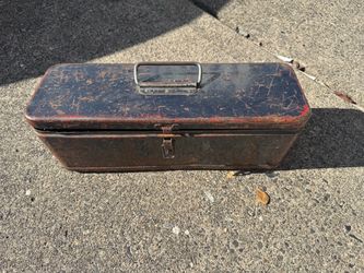 Vintage Steel Toolbox