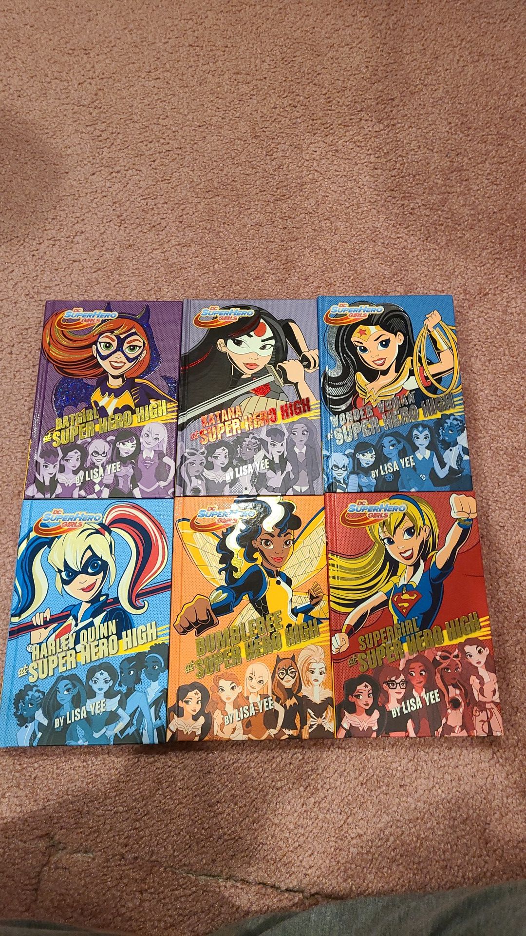 6 DC Superhero Girls Books