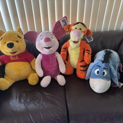 22” Pooh Animals, good condition. $23 ea, All $75