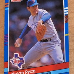 Nolan Ryan 1991 Donruss Nolan Ryan Baseball Error Card #89 (Mint Condition!)