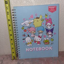 Hello Kitty and friends large notebook New 