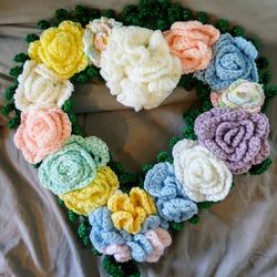 Handmade Crochet Wreath