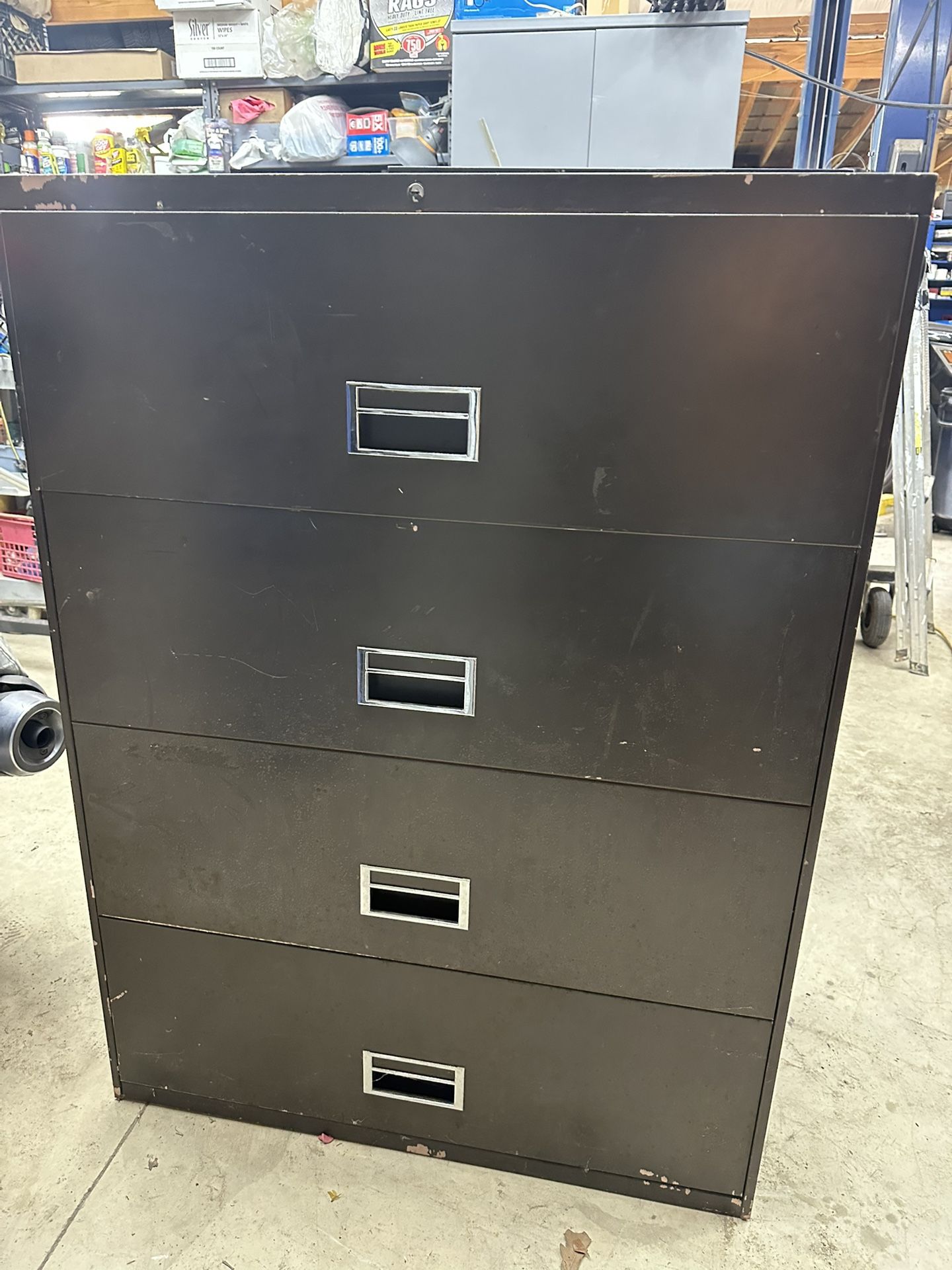 4 drawer filing cabinet Brown - letter/legal