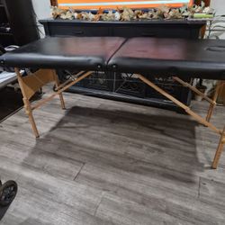 Cama De Masaje Con Todos Sus Accesorios 