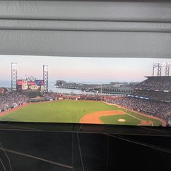 SF Giants Baseball Field Canvas Print