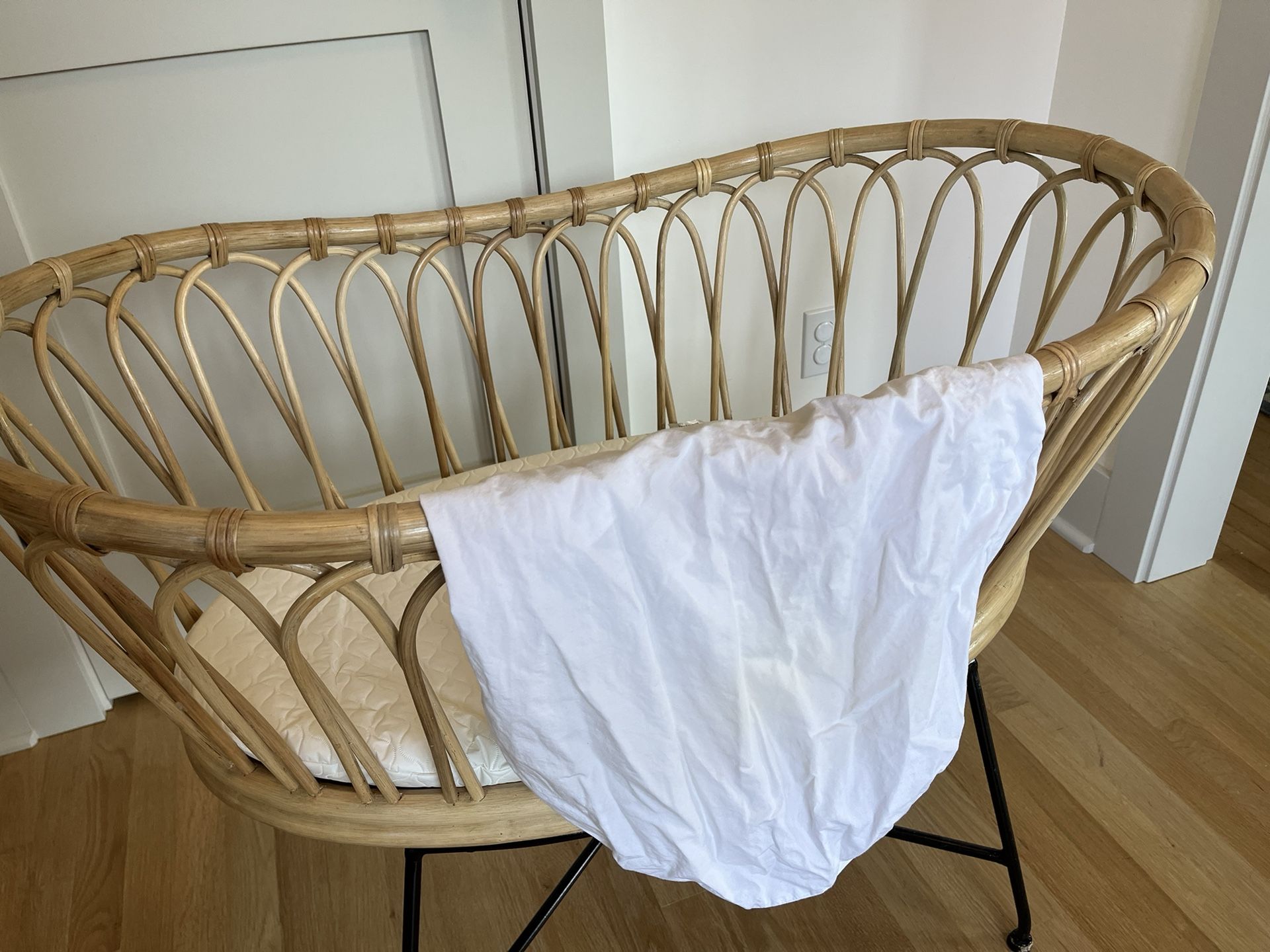 Best crate and barrel rattan bassinet Online