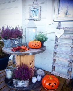Wooden spool table