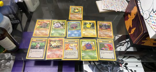 First edition Pokemon cards