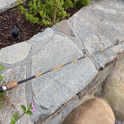 RARE KENCOR "ZEBRA" ZSP4F ULTRA LIGHT 4' 1-6 lb Fishing Rod-AWESOME ROD!!! 