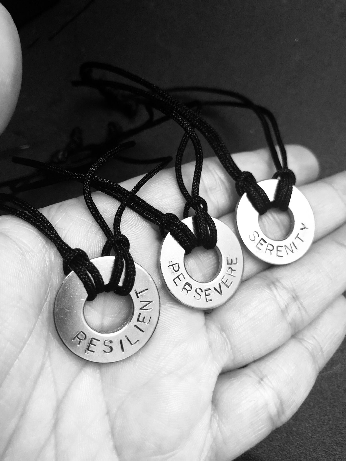 Personalized Tokens - Bracelet, Necklace or Key Chain